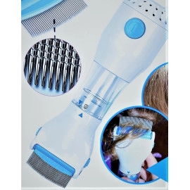 Electrical Chemical Free Head Lice Removal Comb Head Nits Capture Comb (White Color) Electrical Head Lice Comb Eggs Remover Hair Vacuums Machine for lice removed (Multi Color)