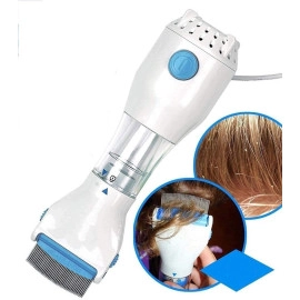 Electrical Chemical Free Head Lice Removal Comb Head Nits Capture Comb (White Color) Electrical Head Lice Comb Eggs Remover Hair Vacuums Machine for lice removed (Multi Color)