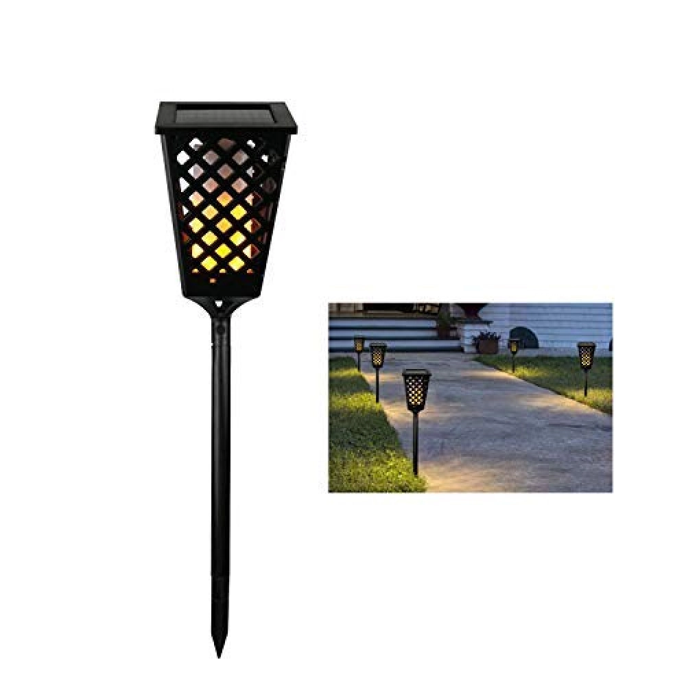 Dancing Tiki Light | Solar Garden Lights Outdoor Stakes Warm White Flickering LED Tiki Fire Torches for Pathway Christmas Outdoor Decoration | Garden Light (5)