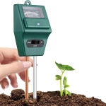 New 3 in 1 Soil Testing Meter Soil Ph Meter Soil Moisture Sensor Solar Light Meter for Agriculture & Solar Light Meter, Moisture Meter for Garden Farm Lawn Plants, Acidity Moisture Sunlight