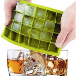 Silicon Ice Cube Mould for Freezer Silicone Ice Trays Small Cubes for Whiskey Ice Cube Tray for Fridge Tray for Bar Ice Cube Tray Mould (24 Grid Ice Tray) Multicolor