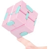 Infinity Cube Fidget Toys for Stress Relief Toys for Boys & Girls. Cool and Unique Gadgets Easy to Carry Blue Color, ABS Safe Material Sensory Toys for Kids. Fidget Cube for Long Hours Playing.