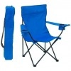 Folding Chair Camping & Fishing Chair, Lawn & Garden Chair, Hiking, Picnic, Travelling, Beach Chair for Travel Camping Chair with Cup Holder and Carrying Bag Foldable Chair (Navy Blue)