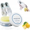 White Shoes Cleaning Cream, Shoes Whitening Cleansing, Stain Remover Cleansing Cream for Shoe, Sneaker Cleaner White Shoes, No-Wash, for Leather Shoes, Sports Shoes - 260GM