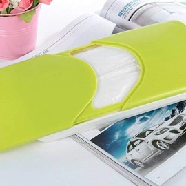 Car Tissue Box Holder Paper Case Organizer Container Storage Cover with Clip for Car Kitchen and Bathroom (Multicolor)