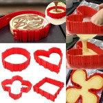 Silicone Multi Shape Made Adjustable Cake Mould Baking Tools | Magic Bake Snake Cake Mold |Made A Different Shape Cake at Home Or Kitchen Using This Cake Mould