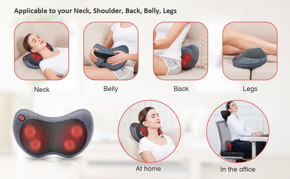 ARUHIU-Shiatsu-Massager-Pillow-with-Heat-Deep-Tissue-Kneading-Massage-for-Back-N