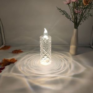 Adorazone-Crystal-LED-Pillar-Candle-Flameless-Battery-Operated-LED-Candle-for-Di