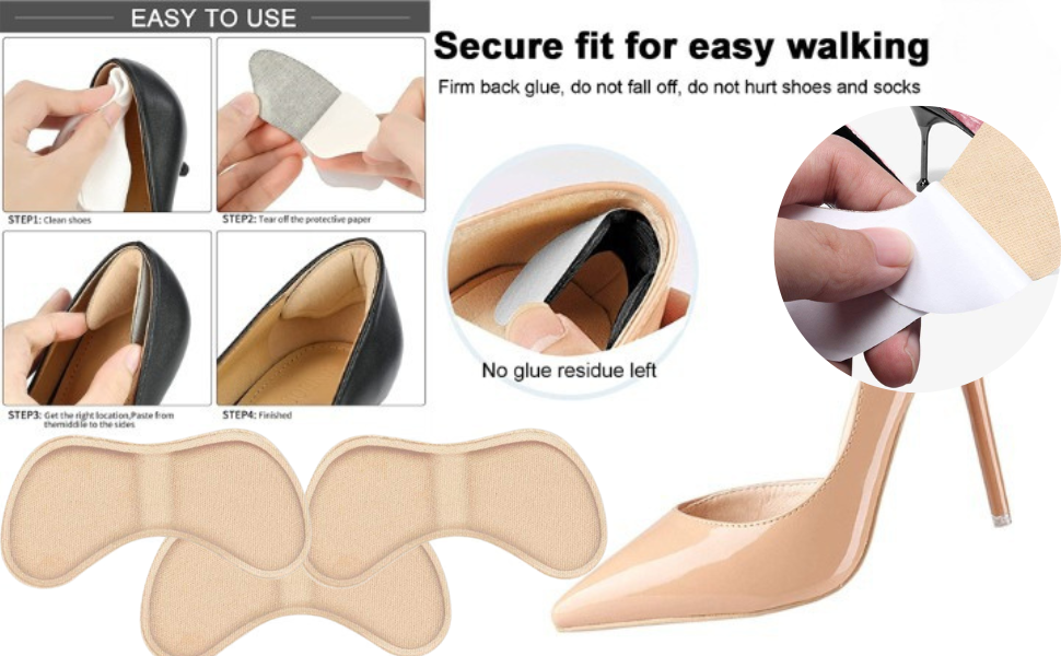 BHUMLO-Heel-Cushion-Inserts-Pads-Grips-Liners-and-Shoe-Insoles-1-Pair-B0B77S694H