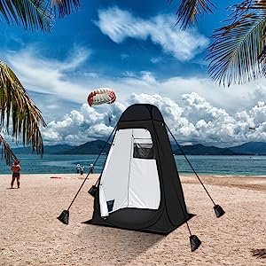 BLEQYS-Shower-Tent-Pop-Up-Privacy-Tent-Camping-Portable-Toilet-Tent-Outdoor-Camp