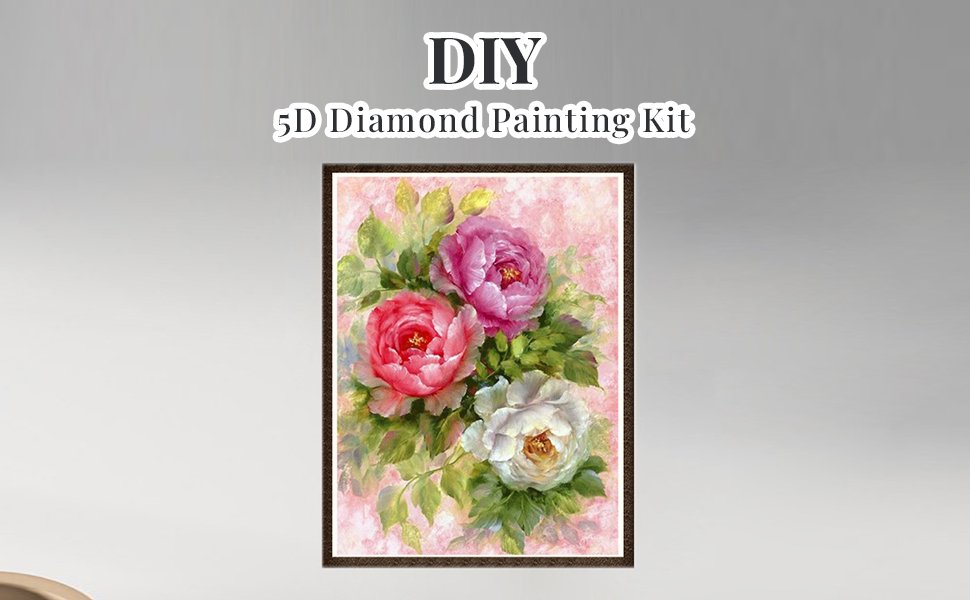 CARTSHOPPER-5D-Diamond-Painting-Kits-Flower-for-Adults-Diamond-Art-of-Life-Diamo