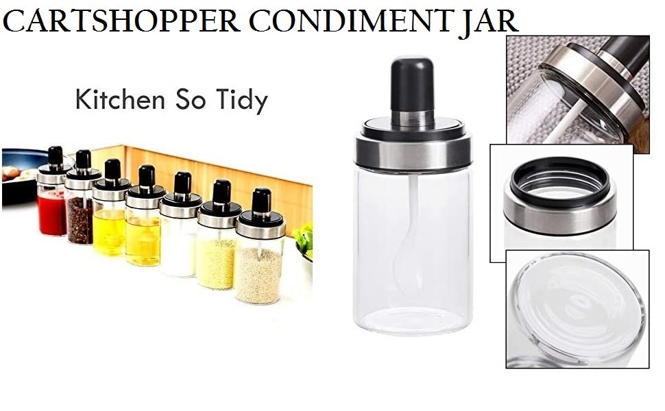 CARTSHOPPER-Borosilicate-Glass-Food-Storage-Spice-Salt-Sugar-Condiment-Jar-with-