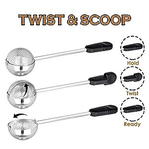 CARTSHOPPER-New-Twisting-Tea-Infuser-Stainless-Steel-Tea-Infusers-for-Loose-Tea-