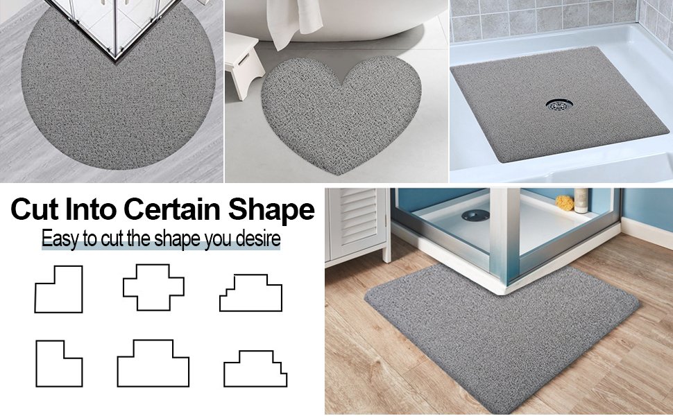 CARTSHOPPER-Soft-Textured-Bath-Mat-Non-Slip-Comfort-Bathtub-Mats-with-Drain-PVC-