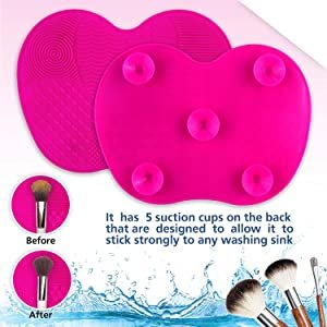 CLOSAL-Silicone-Makeup-Brush-Cleaning-Mat-Makeup-Brush-Cleaner-Cosmetic-Spa-Brus