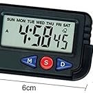 Cloudsale-Plastic-NA-613D-Car-Dashboard-Clock-and-Stopwatch-with-Flexible-Stand-