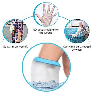 DIALDRCARE-Neoprene_Blend-Waterproof-Leg-Cast-Cover-For-ShowerBathReusable-Seale