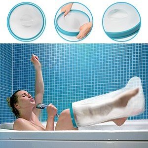 DIALDRCARE-Neoprene_Blend-Waterproof-Leg-Cast-Cover-For-ShowerBathReusable-Seale