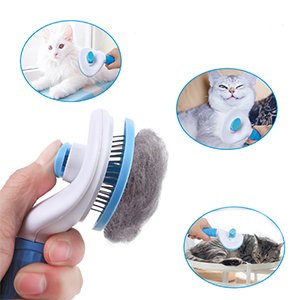 Depets-Self-Cleaning-Slicker-Brush-Pet-Grooming-Shedding-Brush-for-Dogs-and-Cats