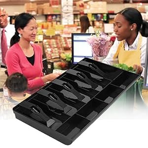 Divinext-Cash-Tray-Plastic-9-compartment-Black-CB-001