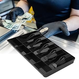 Divinext-Cash-Tray-Plastic-9-compartment-Black-CB-001