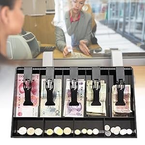 Divinext-Cash-Tray-Plastic-9-compartment-Black-CB-001