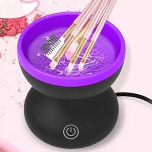 ElectricMakeupBrushCleanerMakeupBrushCleanMachineBrushCleaningMatAutomaticCosmet