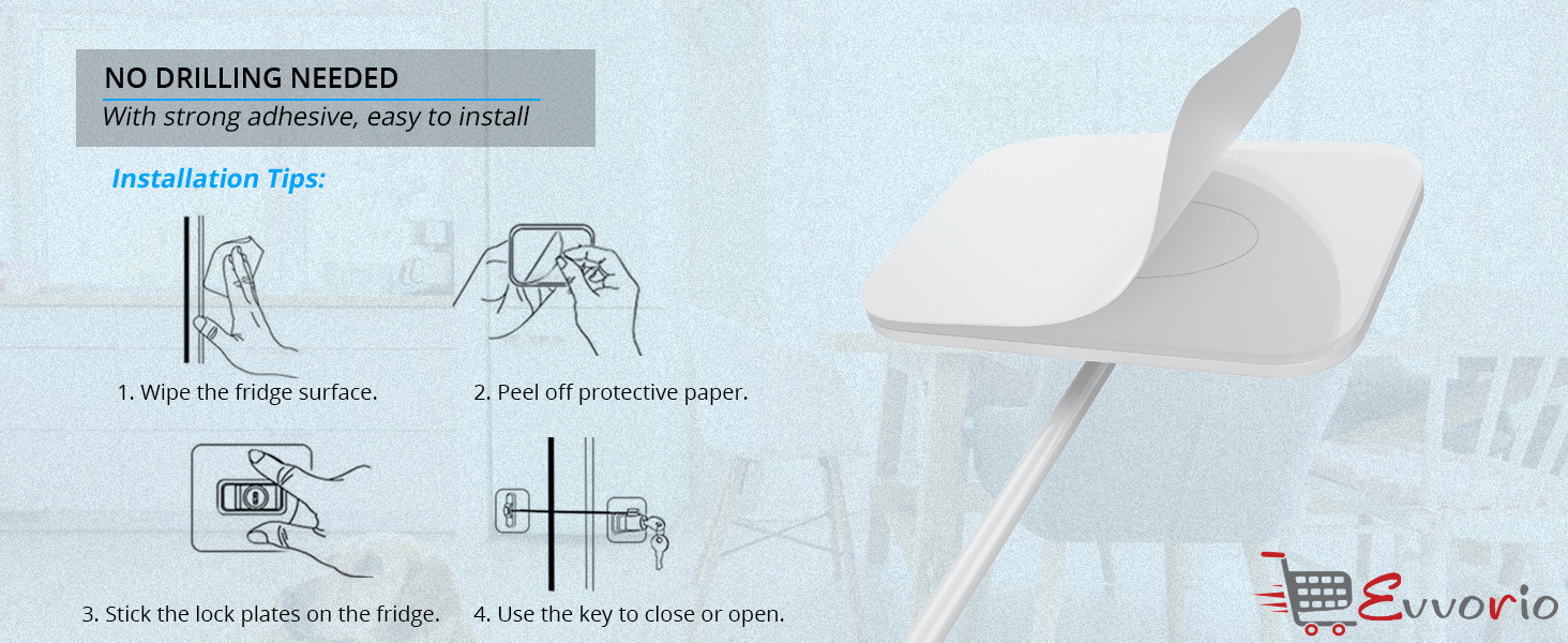 Evvorio-Child-Safety-Device-Refrigerator-Door-Lock-with-Key-and-Adhesives-Cabine