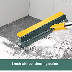 FIGMENTBathroomCleaningBrushwithWiperTilesCleaningBrushFloorScrubBathroomBrushwi