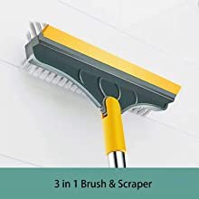 FIGMENTBathroomCleaningBrushwithWiperTilesCleaningBrushFloorScrubBathroomBrushwi