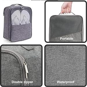 FUOCO-Shoe-Bag-Pouches-Organizer-Cover-Travel-Portable-Waterproof-Multipurpose-T