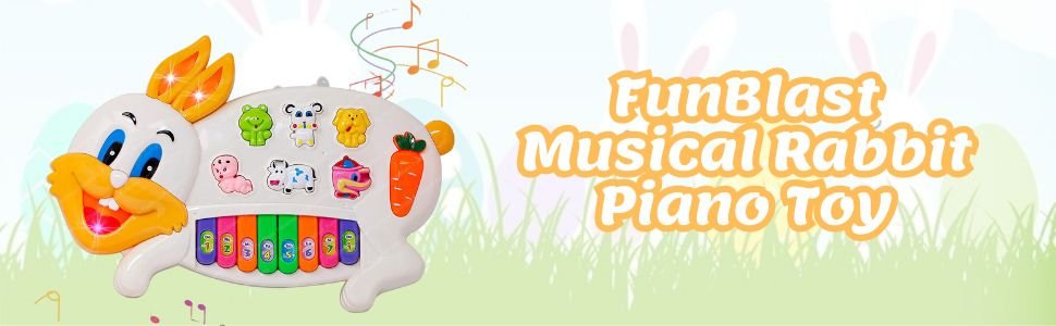 FunBlast-Musical-Rabbit-Piano-for-kids-with-Flashing-Lights-15-Keys-and-3-Modes-