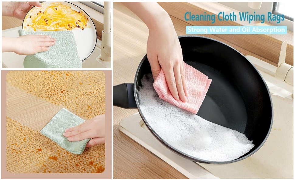 GLNRM-Microfiber-Cleaning-Cloth-20-PCS-Reusable-Microfiber-Cleaning-and-Drying-W