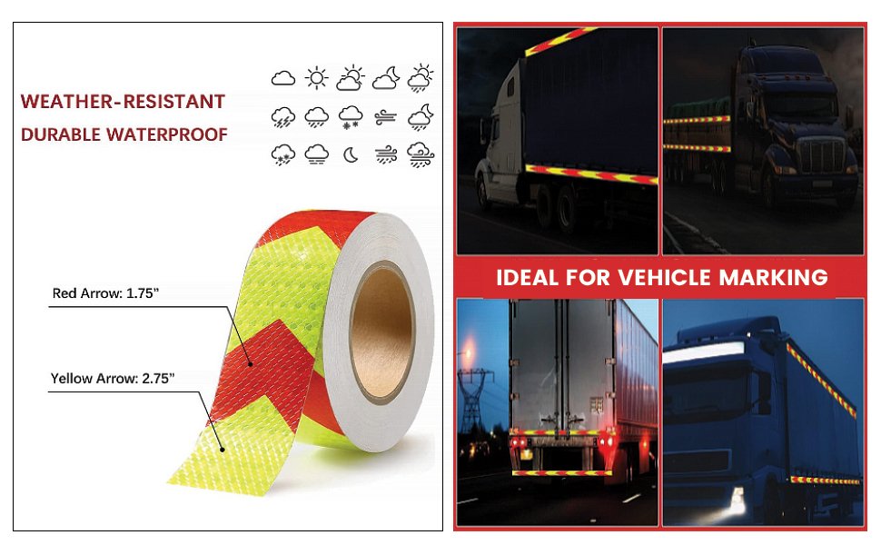 Grab-Kart-Red-Yellow-Reflective-Tape-for-High-Visibility-Used-To-Mark-Caution-Wa