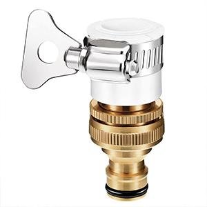 HASTHIP-2-in-1-Set-Universal-Tap-Connector-Tap-Connector-Brass-Adapter-Quick-Rel