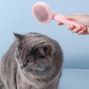 HaRvicDogCombBrushPetGroomingBrushSelfCleaningSlickerBrushforDogsandCatsPetGroom