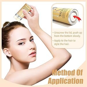 HairWaxStickforHairStylingWaxStickNon-greasyStylingWaxHairpomadestickforWomenFly