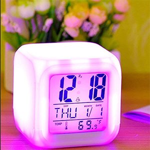 Inditradition-Plastic-Abstract-Alarm-Clock-with-7-Colour-Changing-Digital-Displa