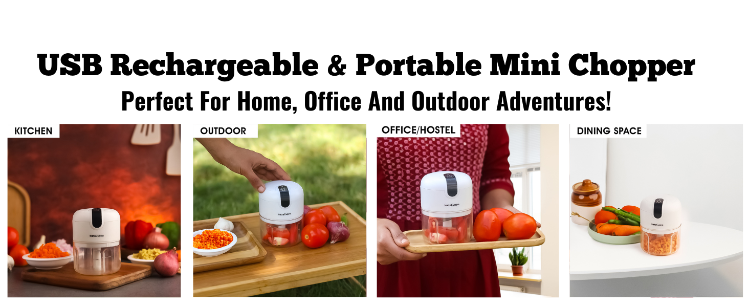 InstaCuppa-Rechargeable-Mini-Electric-Chopper-USB-C-Vegetables-Chopper-Stainless