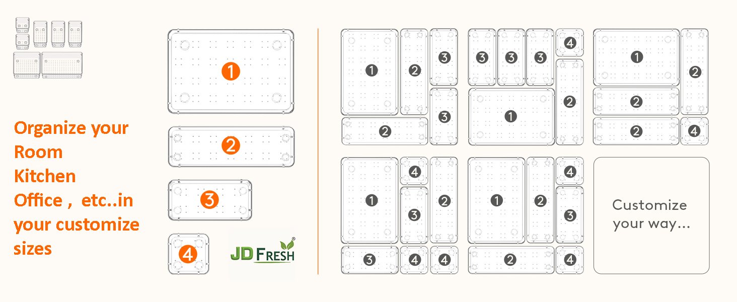 JD-FRESH-Drawer-Organizer-Divider-TrayStationary-Organizers-For-DrawersCupboard-