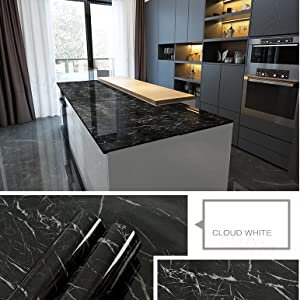 Jb-Export-Branded-Black-Marble-Sticker-For-Kitchen-Countertops-Waterproof-Black-