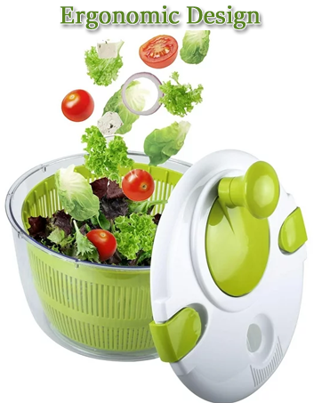 KRESHU-5L-Fruits-Vegetable-Salad-Spinner-Washer-Dryer-with-Bowl-for-Cleaning-and