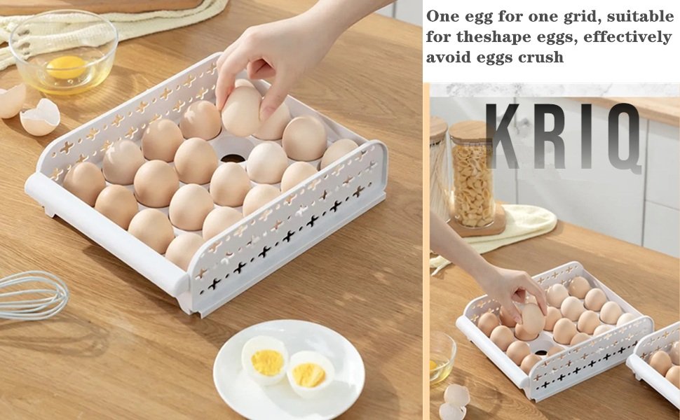 Kriq-20-Grid-Egg-storage-rack-stackable-egg-refrigerator-egg-storage-bin-egg-dis