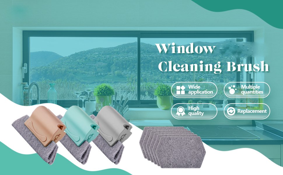 MAPPERZWindowGrooveFrameCleaningBrushDoorTrackCleaningBrushesDustCleanerToolforC