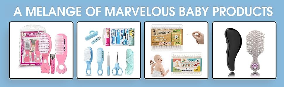 Majestique-Luxury-Portable-Baby-Grooming-Kit-11-Piece-Nursery-Healthcare-Baby-Gr