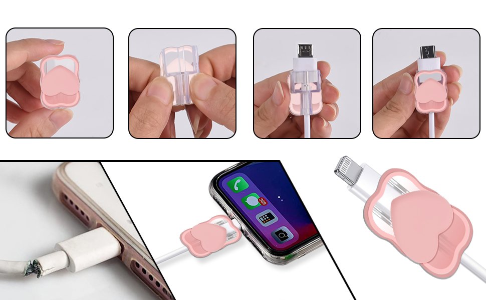 Meyaar-Wave-Shaped-Cable-Protector-Series-with-3D-Cute-Pattern-for-iPhone-Charge