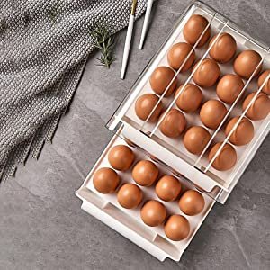 MosQuick32-grid-Egg-Storage-Box-for-Fridge-plastic-egg-holder-for-fridge-2-Layer