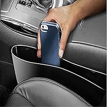 NYRWANA-Catch-Caddy-Internal-Storage-Organizer-for-Car-Seat-Side-Gap-Pocket-Blac