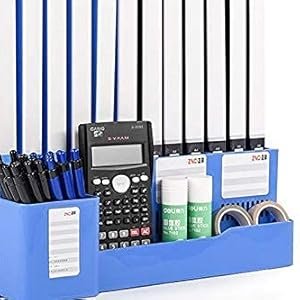 PRANIJ-Desktop-Magazine-Holder-Desk-File-Organizer-4-Compartments-Plastic-Vertic