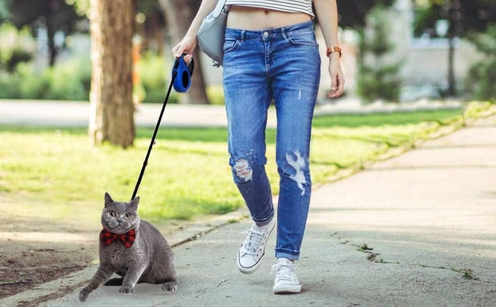 Paghadi-Automatic-Retractable-Nylon-Cat-Lead-Extension-Puppy-Walking-Running-Lea